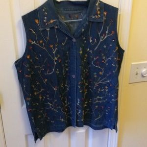 Denim vest